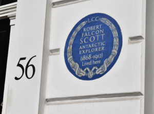 Robert Scott plaque