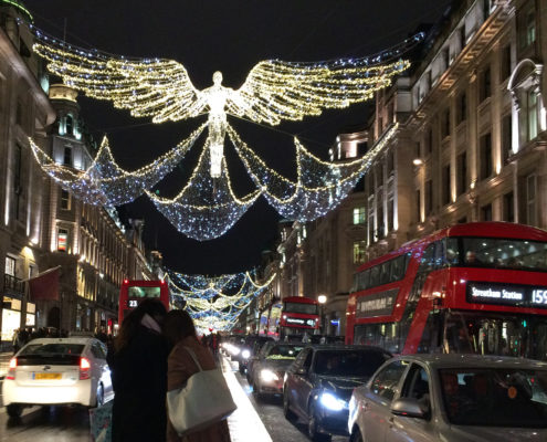 Christmas Lights on Regent Street, #christmas-in-london, #christmasinlondon, #alternativechristmas, #londonmuseums #thingstodoinDecember #christmas #regentstreet