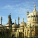 Domes and minarets of the Royal Pavilion, Brighton.