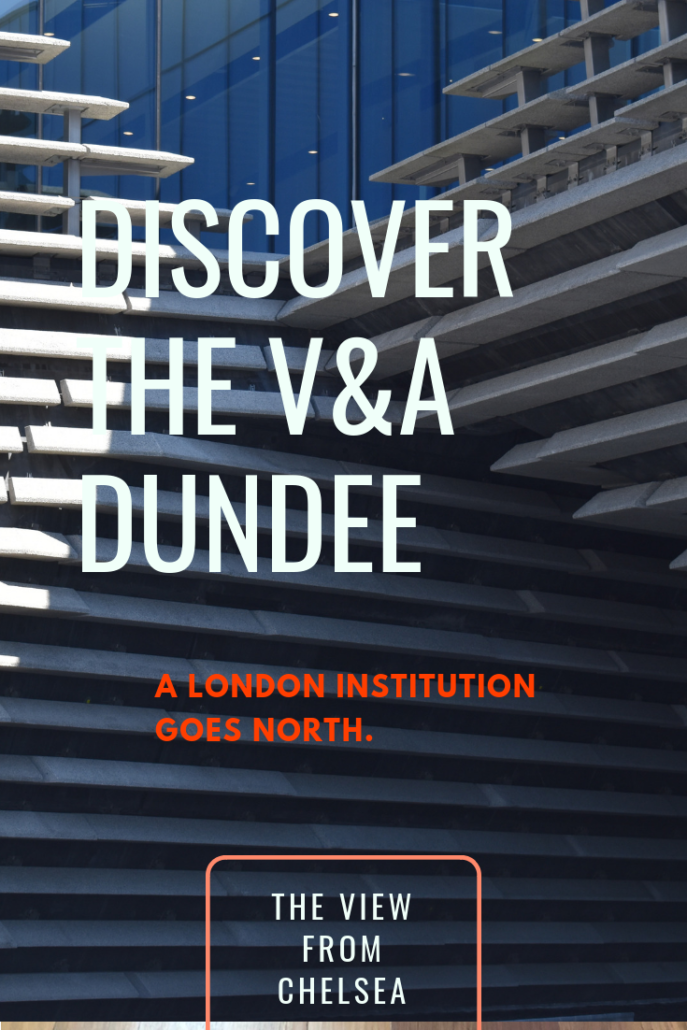 Pinterest poster for V&A Dundee