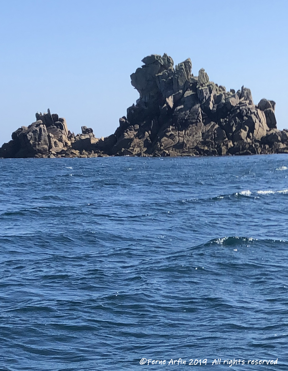 Granite formations off St Agnes, Scilly Isles, Engand, UK, dramatic rocks