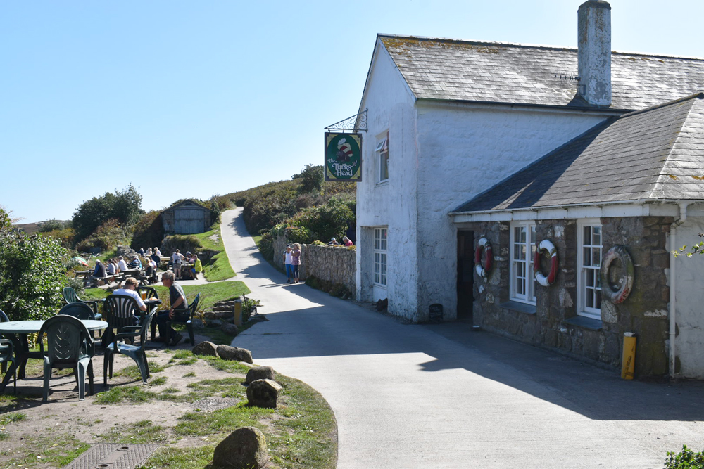 English pub, most southwesterly pub in England, Turks Head, isles of Scilly, ST Agnes, England, UK