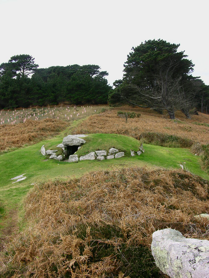 Chambered Tomb, St Mary's, Isles of Scilly, Duchy of Cornwall, England, UK, English Heritage
