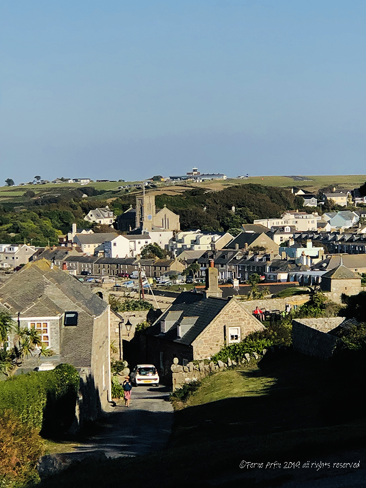 Overview of Hugh Town, the capital of St Mary's