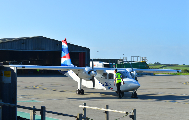 Scilly Skybus, Isles of Scilly, England, Penzance, Cornwall, UK