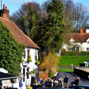 English pub in Essex village, UK, England, Finchingfield, prettiest villages in England, stay in a pub.