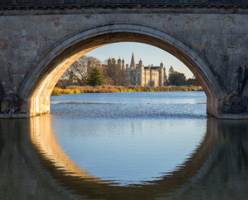 lake view, midlands, England, Capability Brown, Burghley House