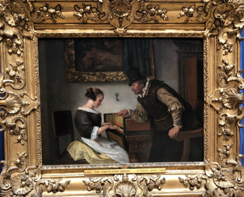 Jan Steen, dutch painting, the harpsichord lesson