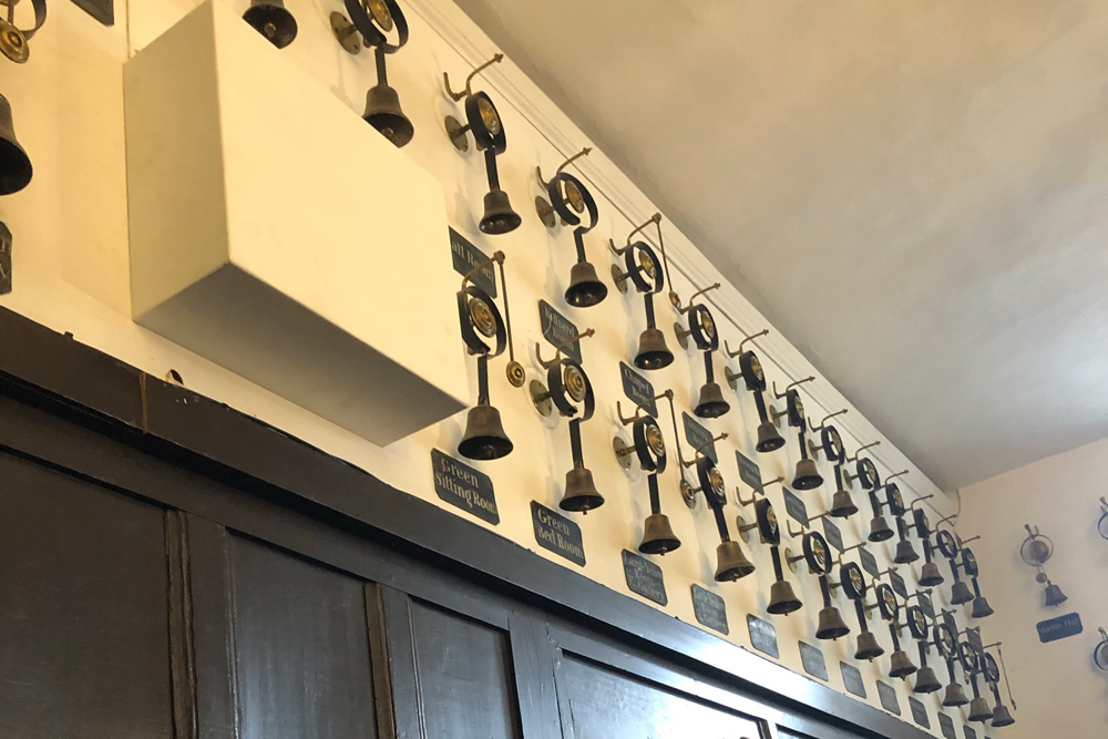 Burghley House, Servant's bells, hogs hall, Stamford, Lincolnshire