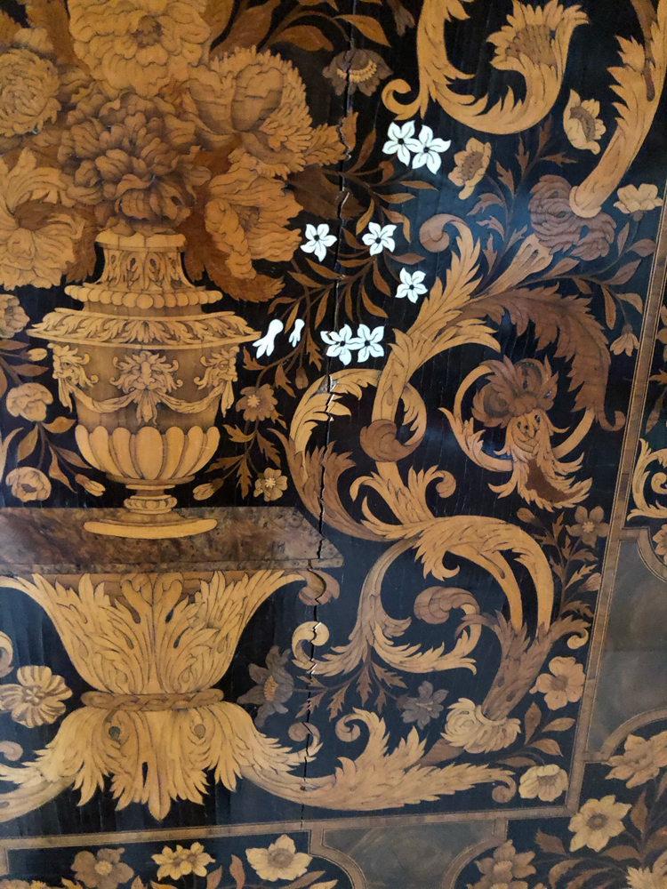 marquetry, Dutch marquetry, Burghley House, Lincolnshire, England