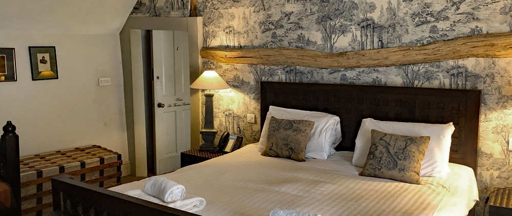 Ram, guestroom, Burghley, Bull& Swan, pub with rooms, luxury room