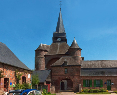 fortified church in Thierache