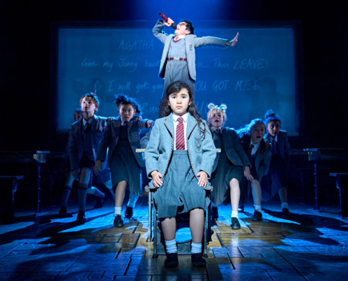 Matilda is centre stage as she reacts to the injustice of Miss Trunchbull
